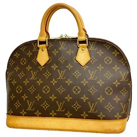 Louis Vuitton Alma Monogram Handbag M51130 Brown
