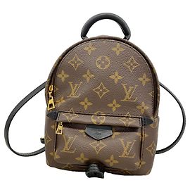 Louis Vuitton Monogram Palm Springs Backpack MINI Braun