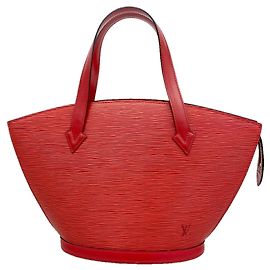 Borsa Louis Vuitton Epi Saint Jacques Rosso