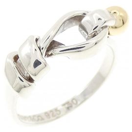 Tiffany & Co. Flat Wire Love Knot Ring Silber Golden