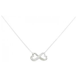 Tiffany & Co Collier Tiffany Double Loving Heart Doré