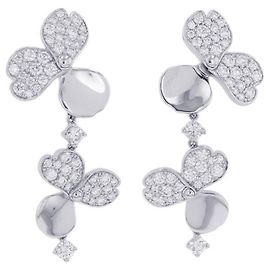 Orecchini Tiffany & Co. Paper Flower in diamanti Argento