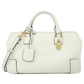 Sac à main Loewe Amazona Blanc