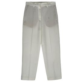 Pantalones Brunello Cucinelli en algodón blanco Blanco