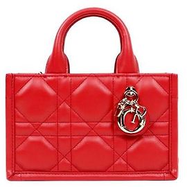 Dior Rote Mini Book Tote Tasche Rot