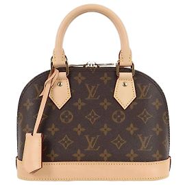 Louis Vuitton Alma BB Monogram Chip Castaño