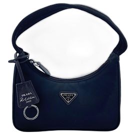 Sac à main Prada Re-Edition en Noir Noir