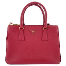 Borsa a tracolla Prada Galleria in rosso Rosso