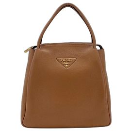 Prada Brown Tote Bag Brown
