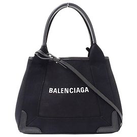 Borsa Balenciaga in tela nera Nero