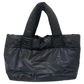Borsa tote Chanel in nylon nero Nero