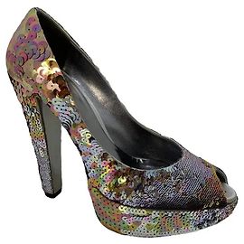 Décolleté Miu Miu glitter multicolore Multicolore
