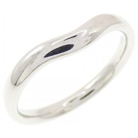 Tiffany & Co Tiffany Curved Platinum Band Ring Other
