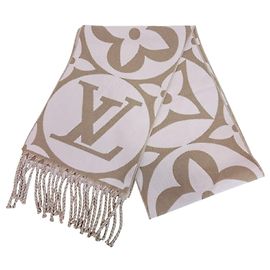 Sciarpa Medallion Louis Vuitton Beige
