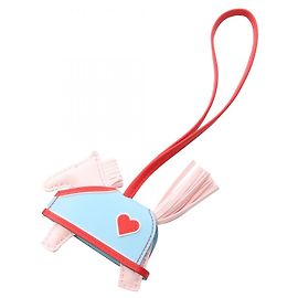 Hermès Accessoire Grumet Hermes Rodeo PM Rose Rouge Bleu