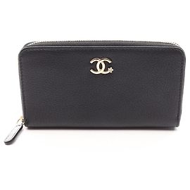 Portafoglio Rotondo Chanel Coco Mark Nero