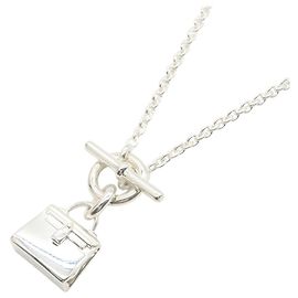 Hermès Collana Hermes Amulette Kelly Argento