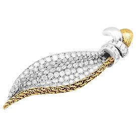Autre Marque Broche, ouro de dois tons e diamantes. Outro