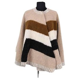 Maje multicolored wool coat Multiple colors