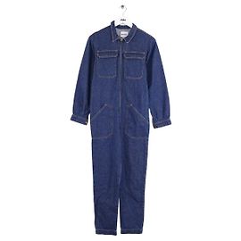 Autre Marque Modetrotter Blue Cotton Jumpsuit Blue