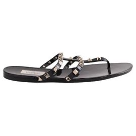 Valentino Black Sandals Size 40 Black