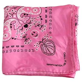 Autre Marque Pañuelo de seda rosa Call It By Your Name Rosa