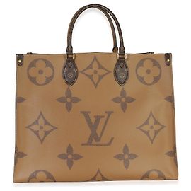 Louis Vuitton Reverse Monogram Canvas Onthego GM Marrom