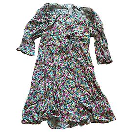 Autre Marque Rixo Kleid Mehrfarbig aus Polyester Mehrfarben