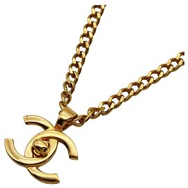 Collier Turnlock Chanel Doré