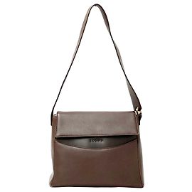 Loewe Dark Brown Leather Handbag Dark brown