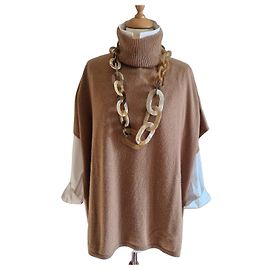 Weekend Max Mara Kaschmir Poncho Braun Beige