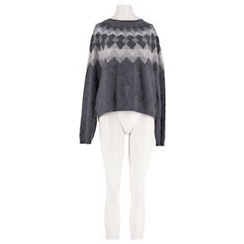 Pull en cachemire gris Cos M Gris