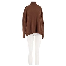 Cos Jersey de cachemira marrón Castaño