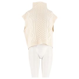 Ralph Lauren Weißer Wollpullover Weiß