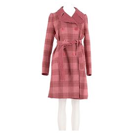 Manoush Pink Wool Coat Pink