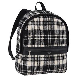 SAINT LAURENT Backpack Wool Black Silver Altro