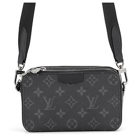 Louis Vuitton Monogram Eclipse Alpha Wallet Black Monogram