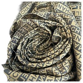 Stola in seta Chanel marrone Marrone