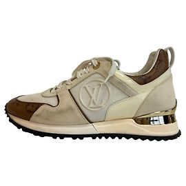 Louis Vuitton Run Away Line Canvas Sneaker Weiß