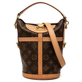 Borsa a secchiello Duffle Monogram marrone Louis Vuitton Marrone
