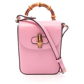 Sac à main Gucci Bamboo 2-Way Rose