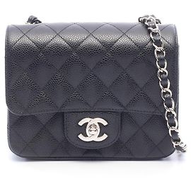 Borsa a tracolla Chanel Mini Matelassé Nero