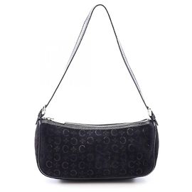 Céline Celine C Macadam Handbag Black