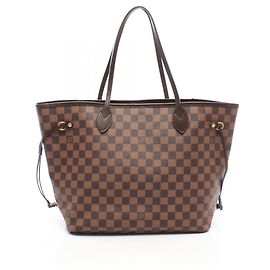 Sac Cabas Louis Vuitton Neverfull MM Marron
