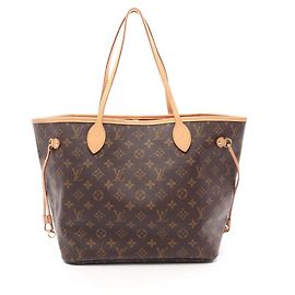 Sac cabas Louis Vuitton Neverfull MM Marron