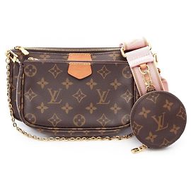 Louis Vuitton Multi Pochette Accessoires Marron Rose