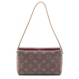 Borsa a mano Louis Vuitton Recital Monogram Marrone