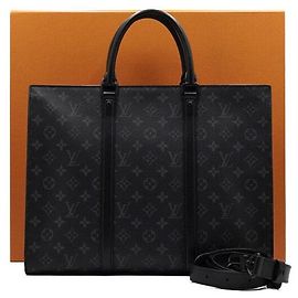 Louis Vuitton Monogram Eclipse Sac Plat Horizontal Borsa Business da Uomo Tote e Borsa a Tracolla Multicolore