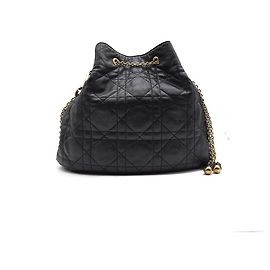 Dior Borsa Christian Cannage Amie Large Nero