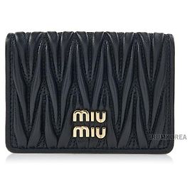 Miu Miu Matelassé Kartenetui Schwarz